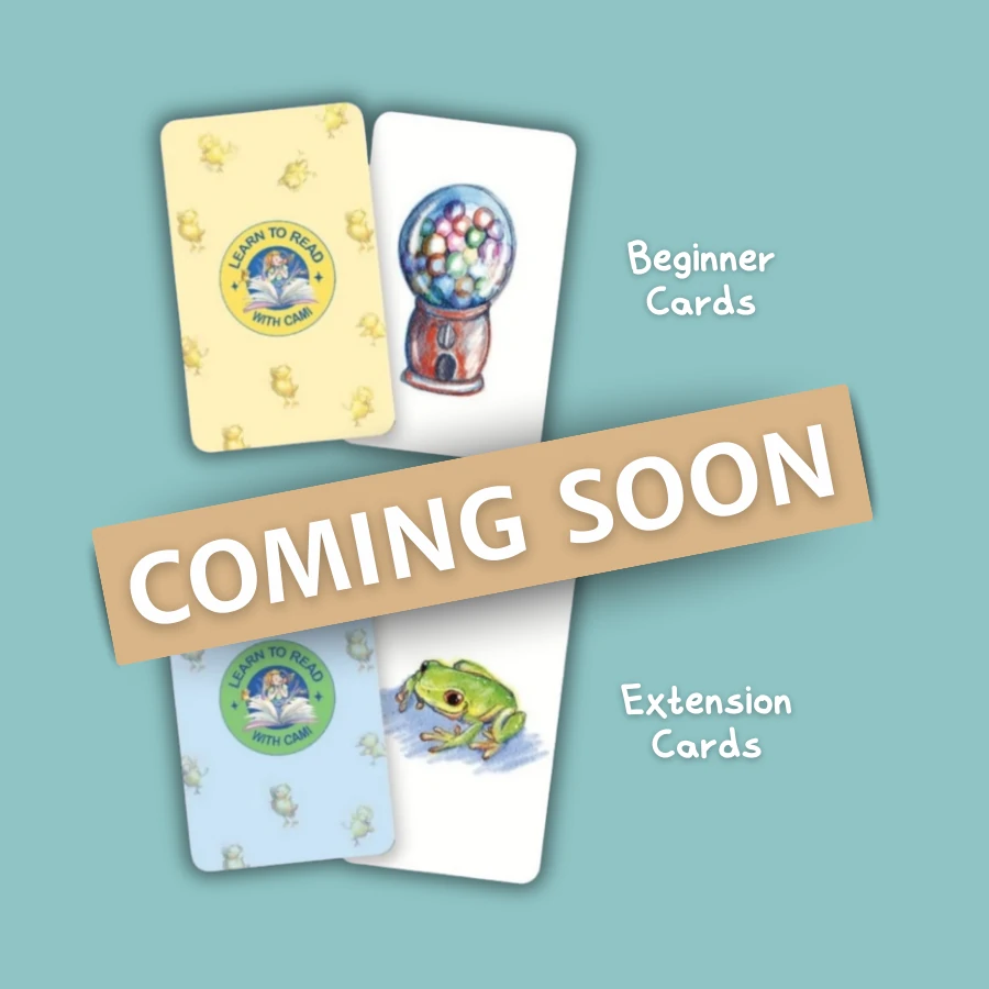 learn to read with cami card game